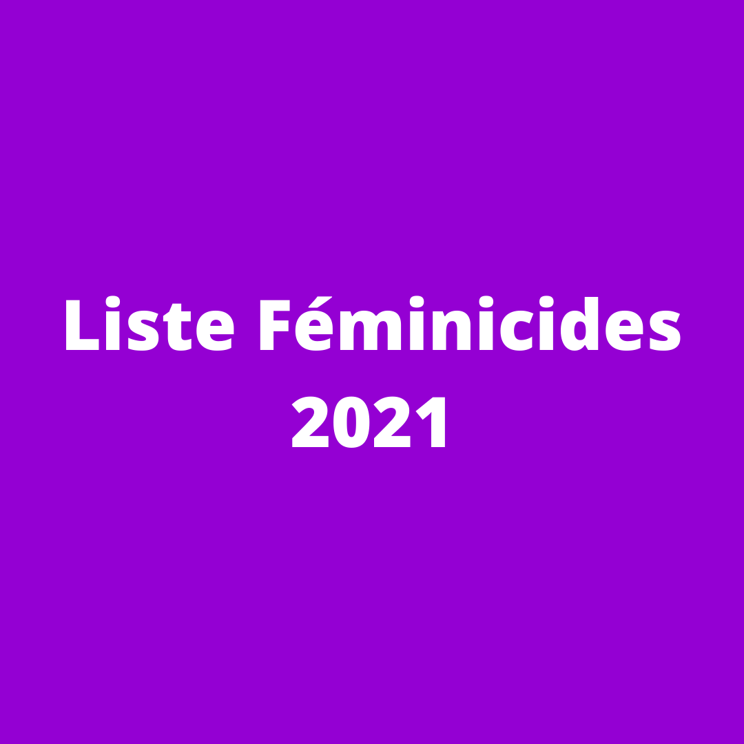 Liste des féminicides 2021